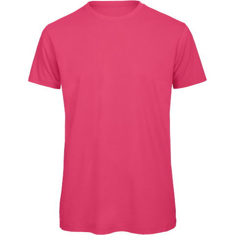 B&C Inspire Organic Men's T-Shirt - Fuchsia-0