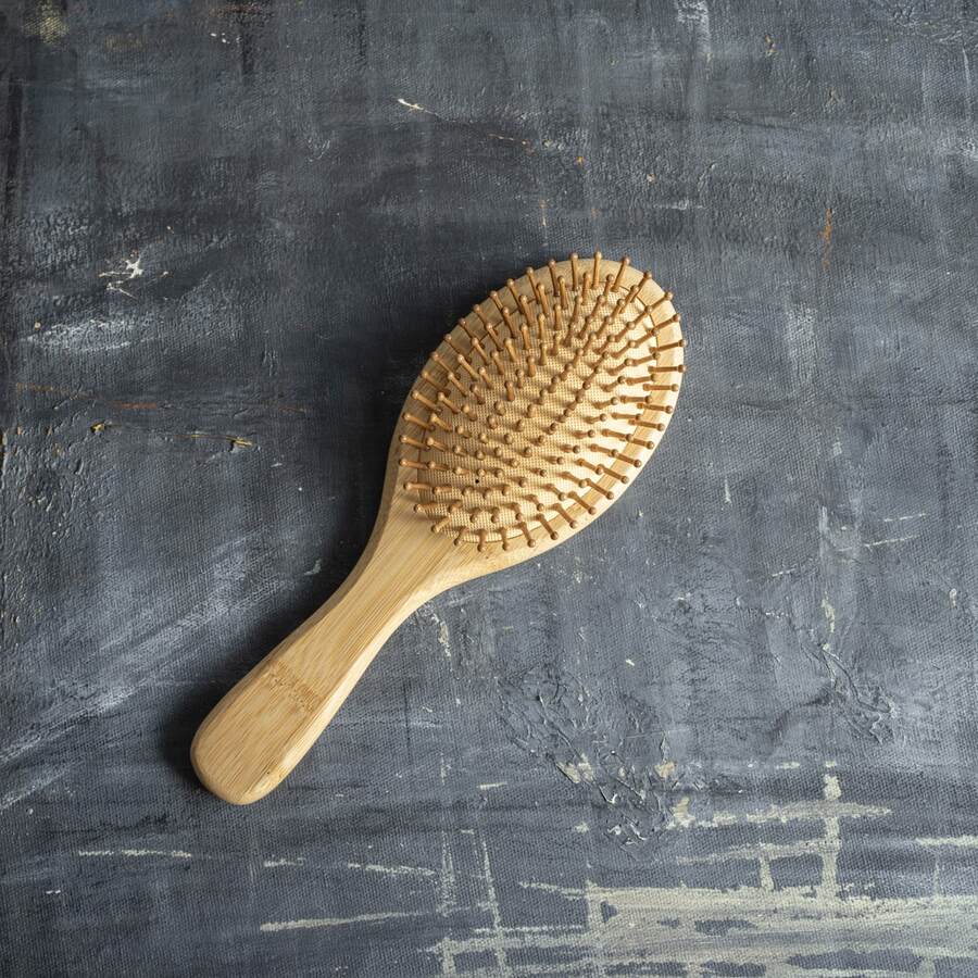Bamboo Hair Brush-2