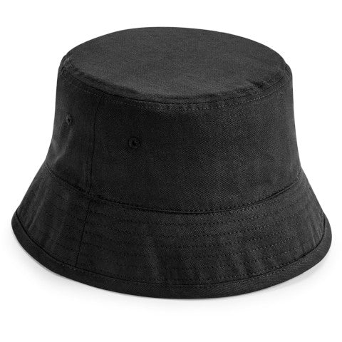 Beechfield Organic Cotton Bucket Hat - Black-0