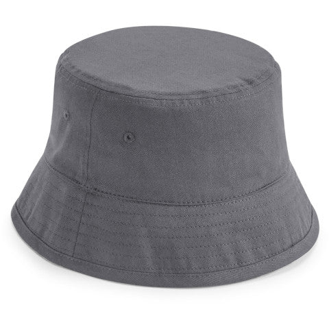 Beechfield Organic Cotton Bucket Hat - Graphite Grey-0