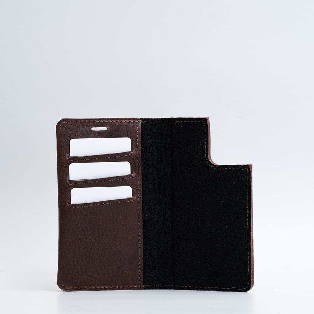 Leather Folio Wallet with MagSafe - The Minimalist 1.0 - SALE-5