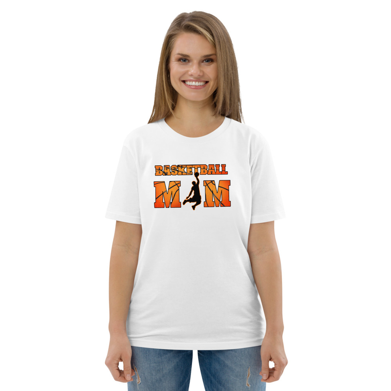Basketball Mom Unisex Organic Cotton T-shirt-1