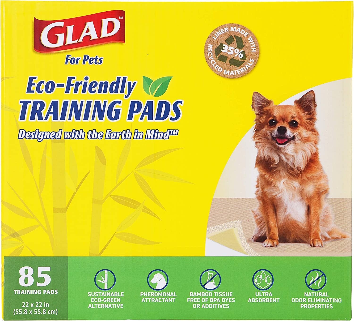 🐶 Glad Eco-Friendly Absorbent Dog Training Pads 🌍-1