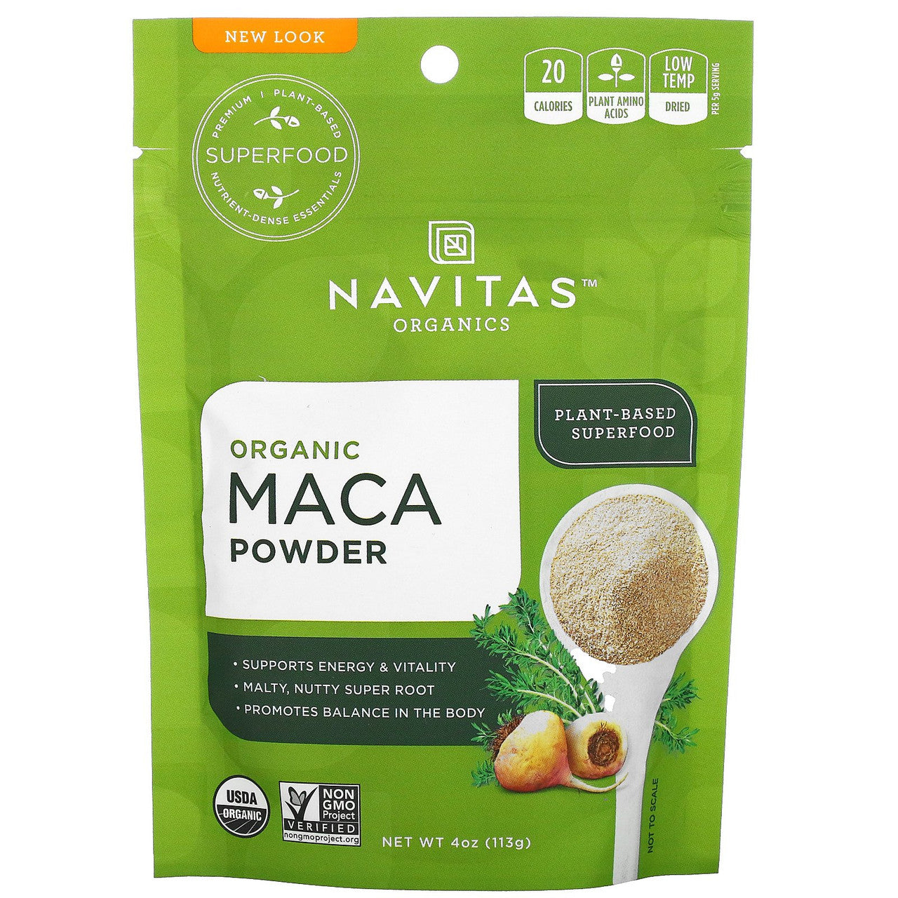 Navitas Naturals Organic Raw Maca Powder (12x4 OZ)-1