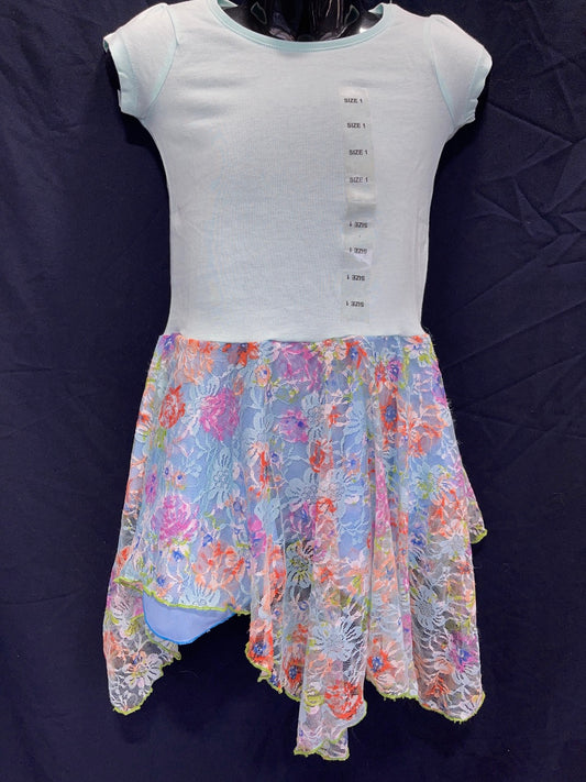 Size 1. Little Girls Fairy Dress. Organic Cotton-0