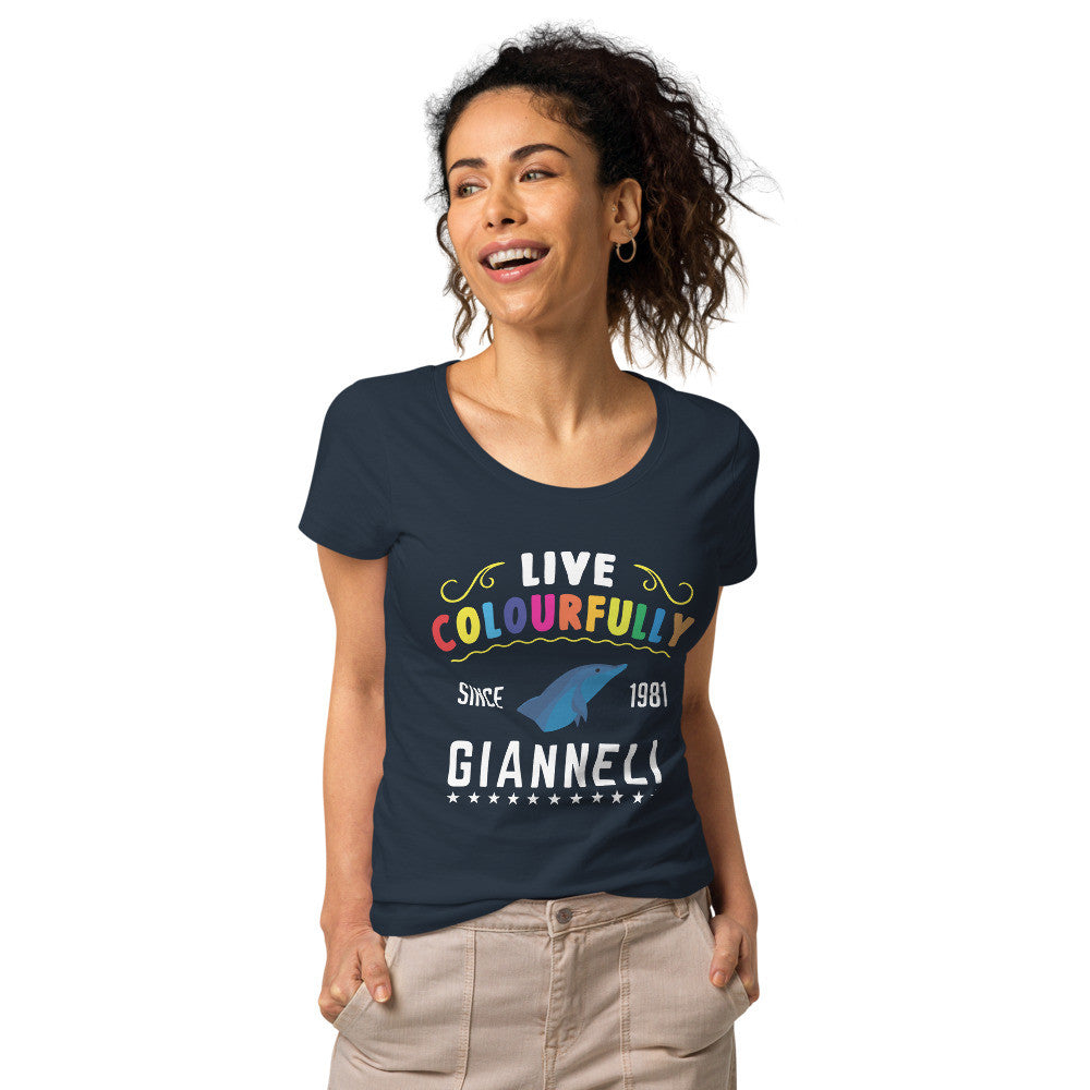LIVE COLOURFULLY Women’s Basic Organic T-shirt by Gianneli-6