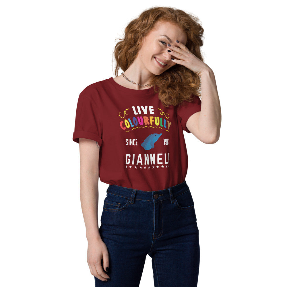 LIVE COLOURFULLY Unisex Organic Cotton T-shirt by Gianneli-10