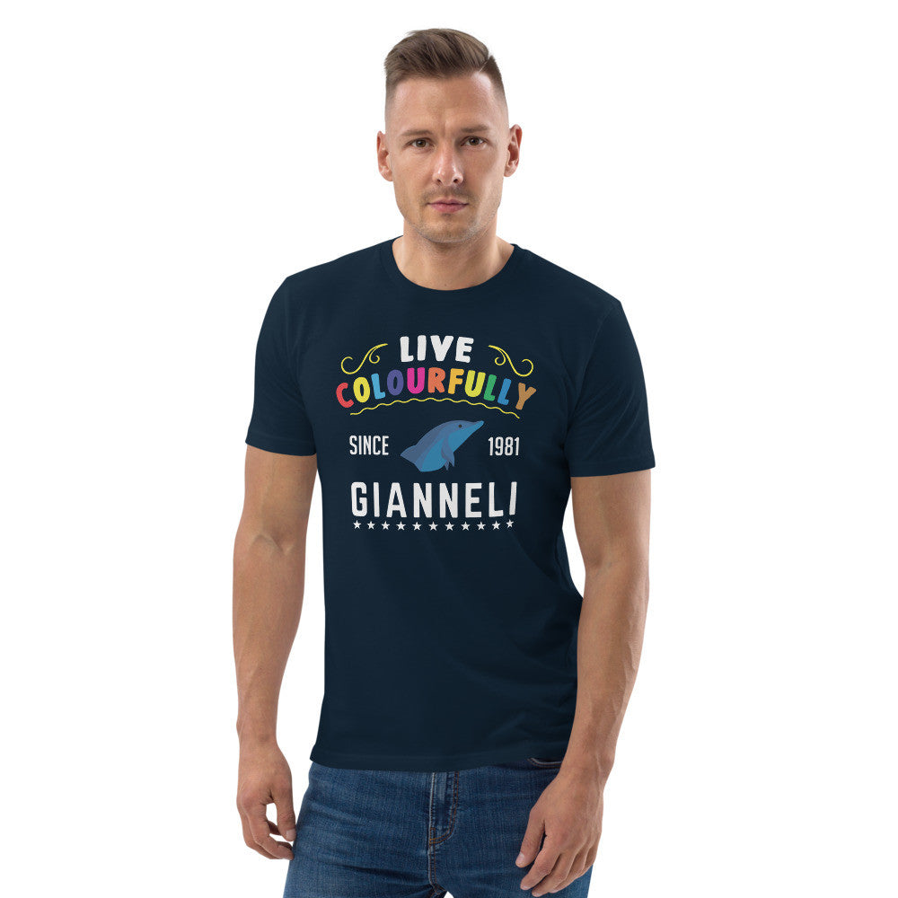LIVE COLOURFULLY Unisex Organic Cotton T-shirt by Gianneli-2
