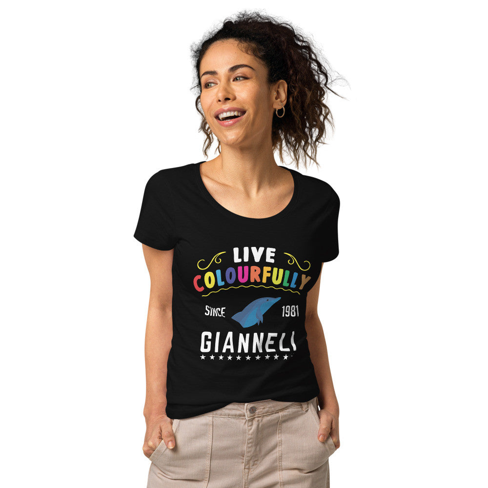 LIVE COLOURFULLY Women’s Basic Organic T-shirt by Gianneli-3