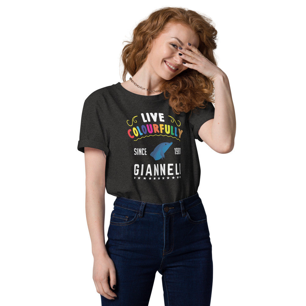 LIVE COLOURFULLY Unisex Organic Cotton T-shirt by Gianneli-8