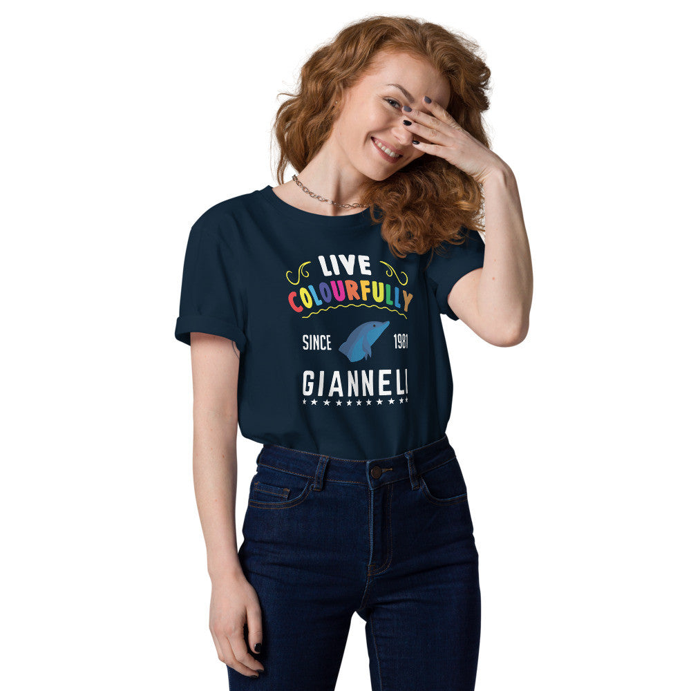 LIVE COLOURFULLY Unisex Organic Cotton T-shirt by Gianneli-6