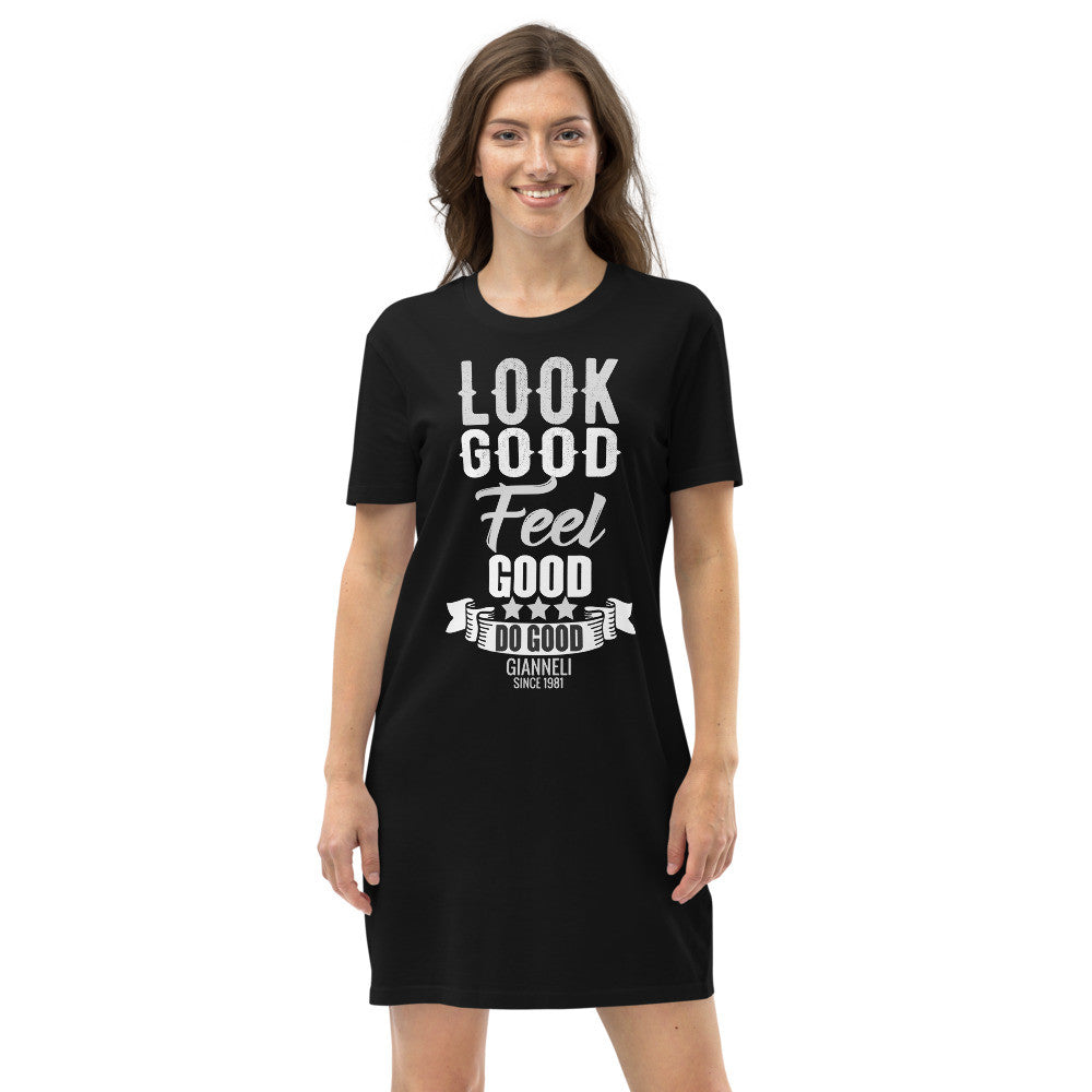 LOOK GOOD Organic Cotton T-shirt Dress by Gianneli-0