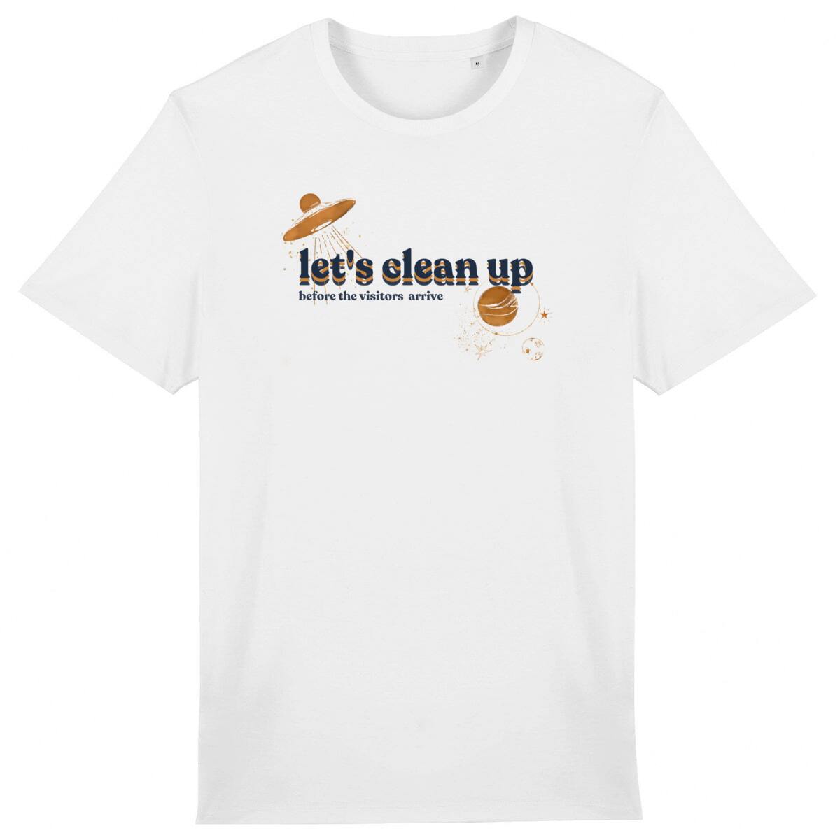 Let's Clean Up Unisex Organic Cotton Tee-1