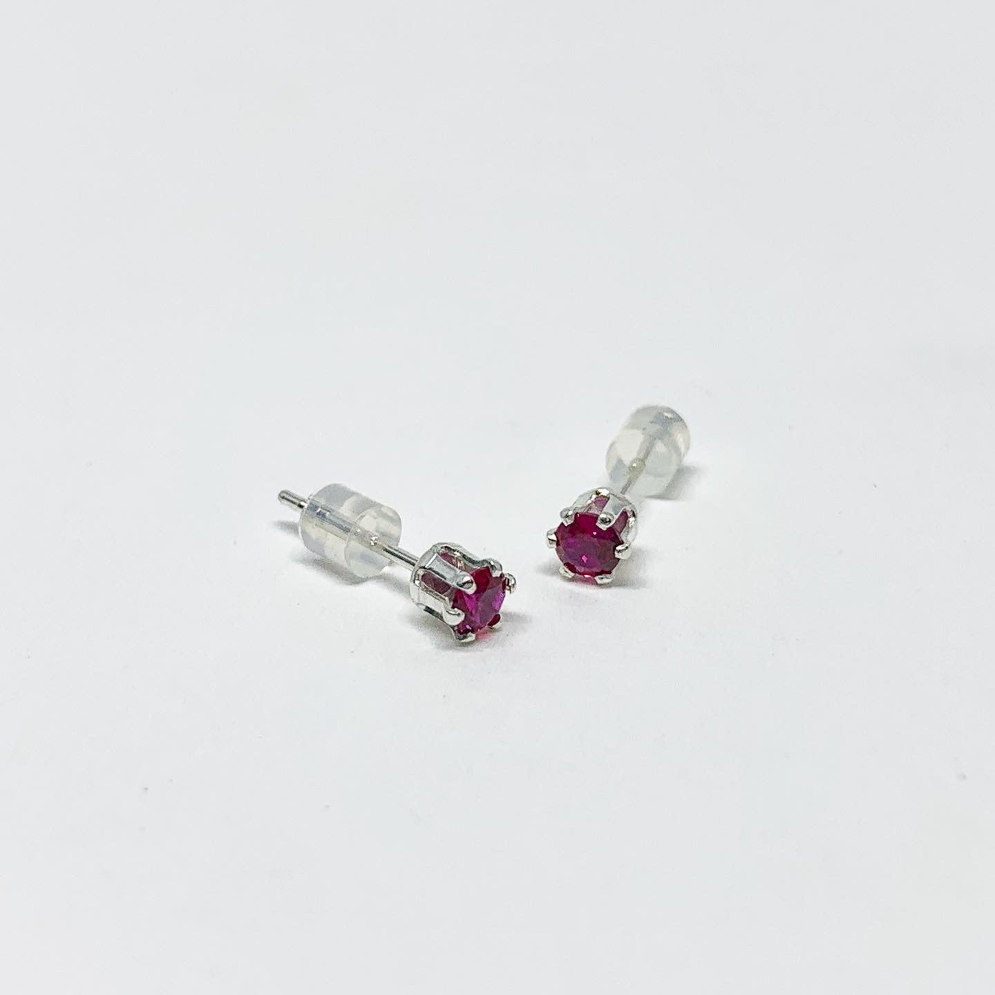 Garnet Birthstone Earrings - January Birthstone-0