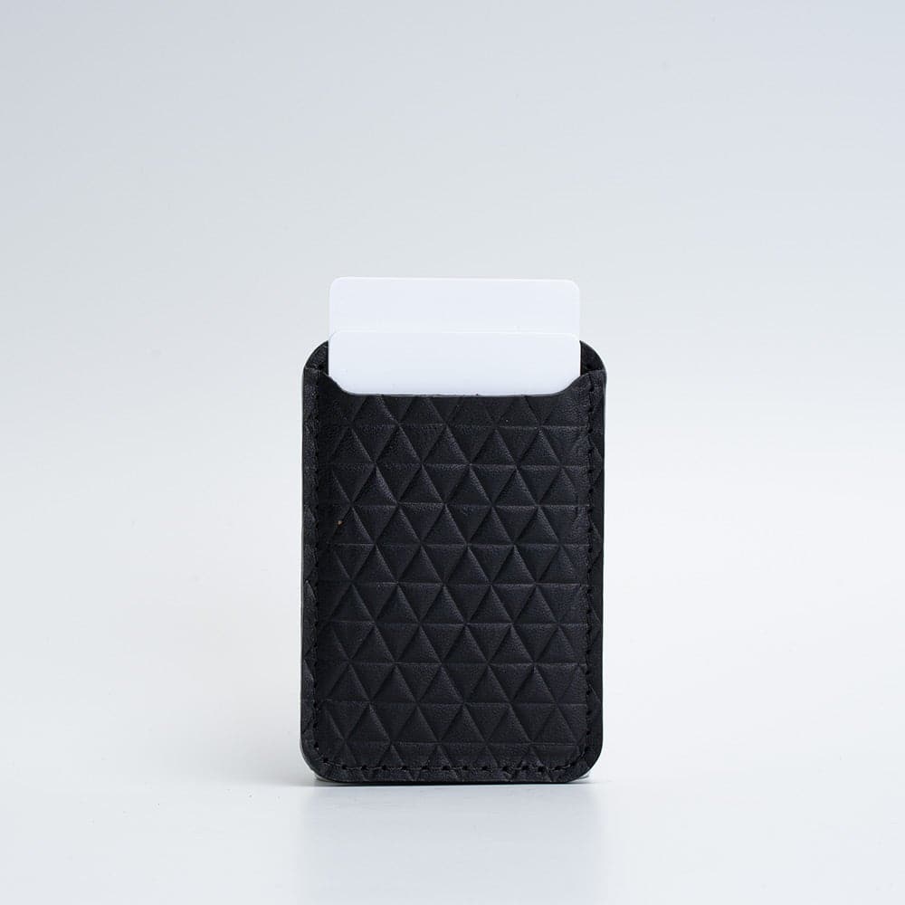 Leather wallet with MagSafe - Diamonds-2
