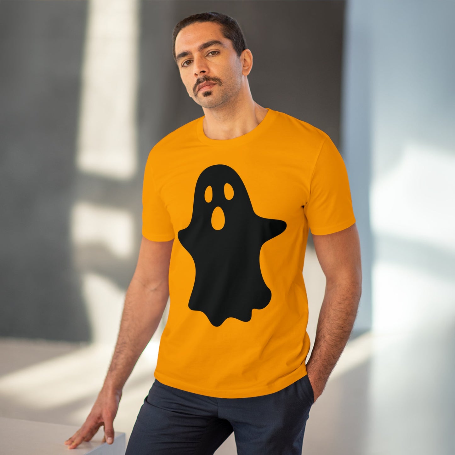 Ghost Halloween Organic T-shirt - Unisex-61