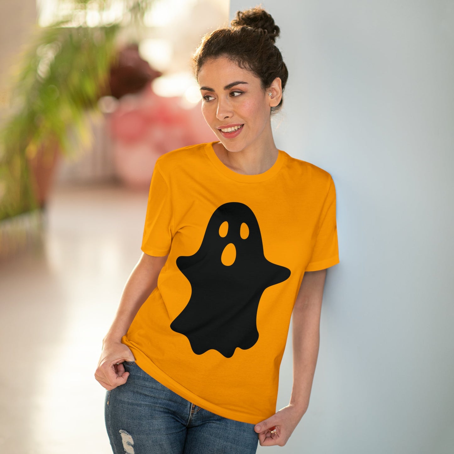 Ghost Halloween Organic T-shirt - Unisex-62
