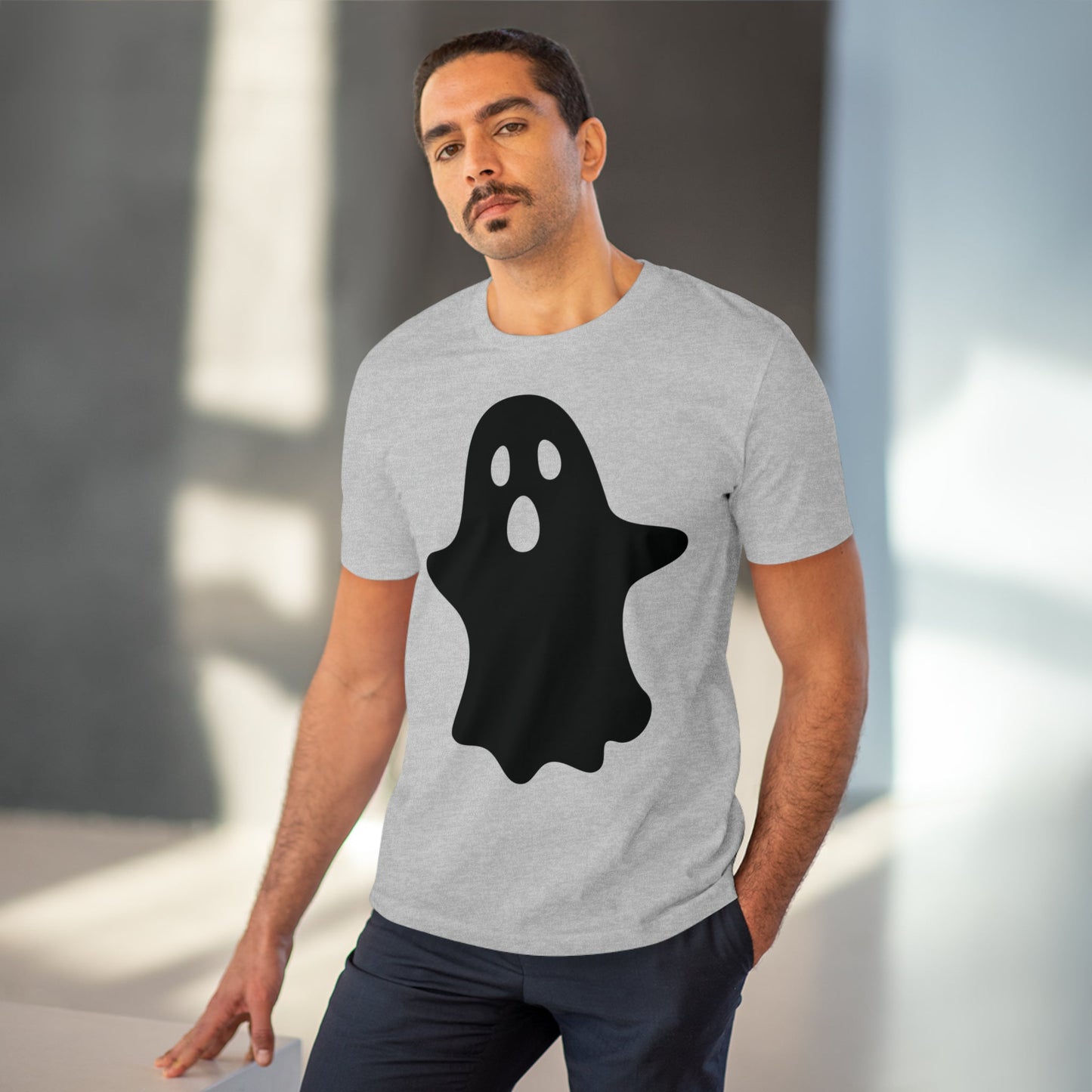 Ghost Halloween Organic T-shirt - Unisex-67