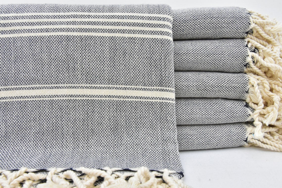 Hammam Towel | Beach Towel | Yoga Towel | 100x80cm made from 100% Turkish Cotton-1