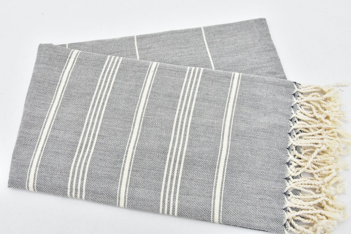 Hammam Towel | Beach Towel | Yoga Towel | 100x80cm made from 100% Turkish Cotton-2