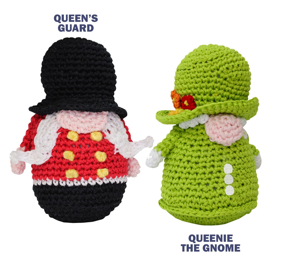 Knit Knacks Organic Cotton Pet & Dog Toys, "The Royal Knit Knacks Group"-1