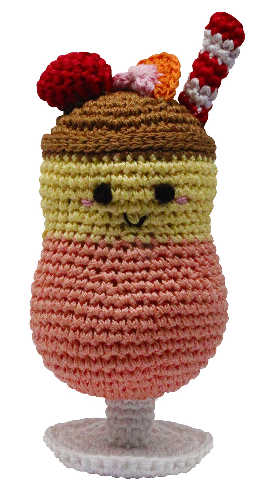 Knit Knacks Organic Cotton Pet, Dog Toy, "Beverages Group" (Choose from 9 different options!)-3