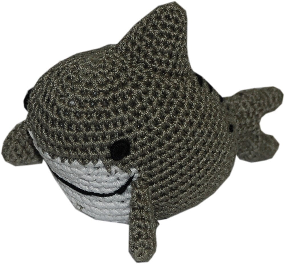 Knit Knacks Organic Cotton Pet & Dog Toys, (Choose from: Pizza, Avocado, Monster, Shark, Whale or Cactus)-6
