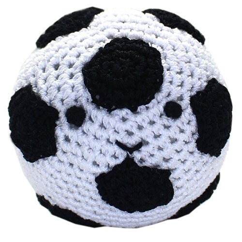 Knit Knacks Organic Cotton Pet & Dog Toys, "Sports Group" (Choose from Soccer or Football)-3