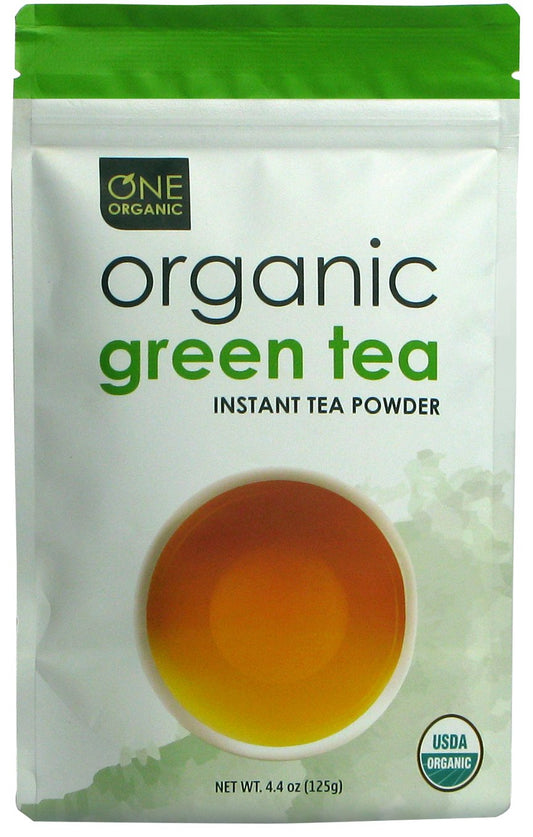 Instant Green Tea Premium Organic - 125 grams (4.4 oz) Pouch-0