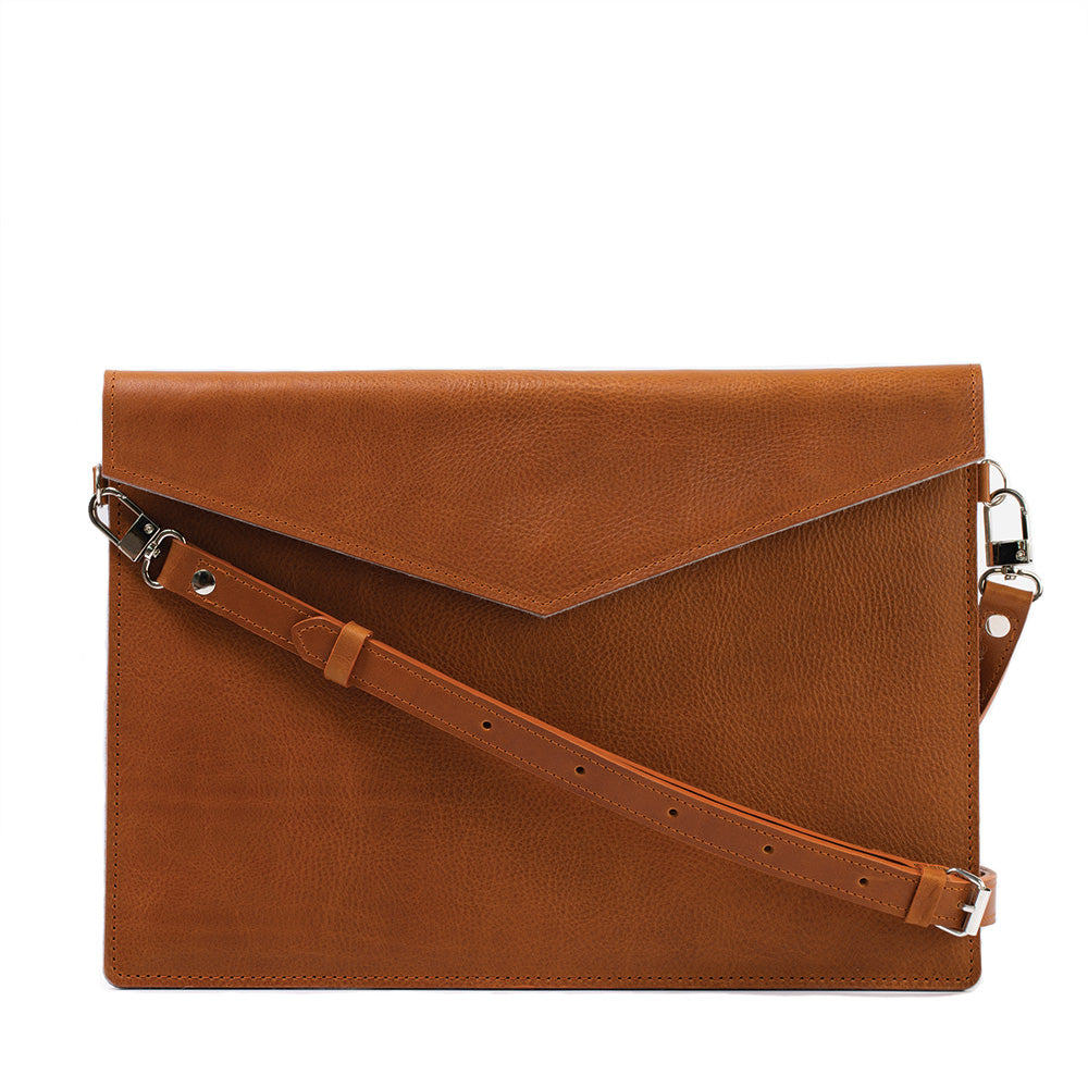 Leather Bag for iPad with adjustable strap-1