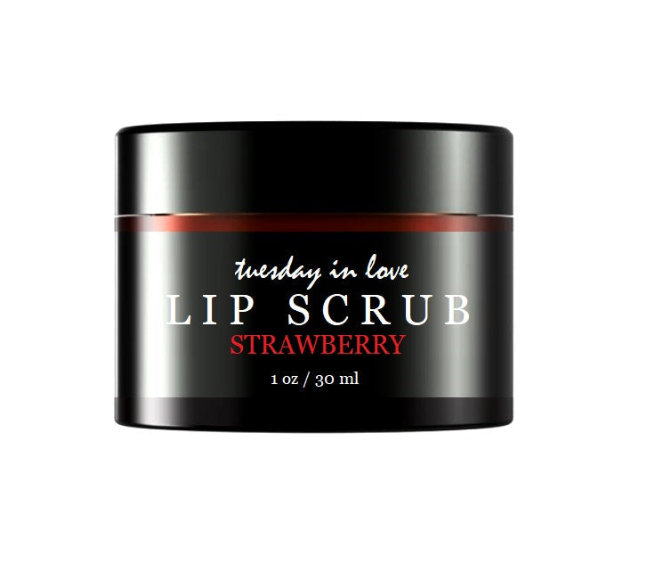 Organic Lip Scrub - Strawberry-0