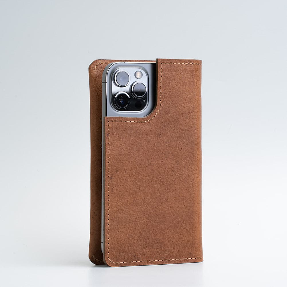 Leather Folio Wallet with MagSafe - The Minimalist 1.0 - SALE-0