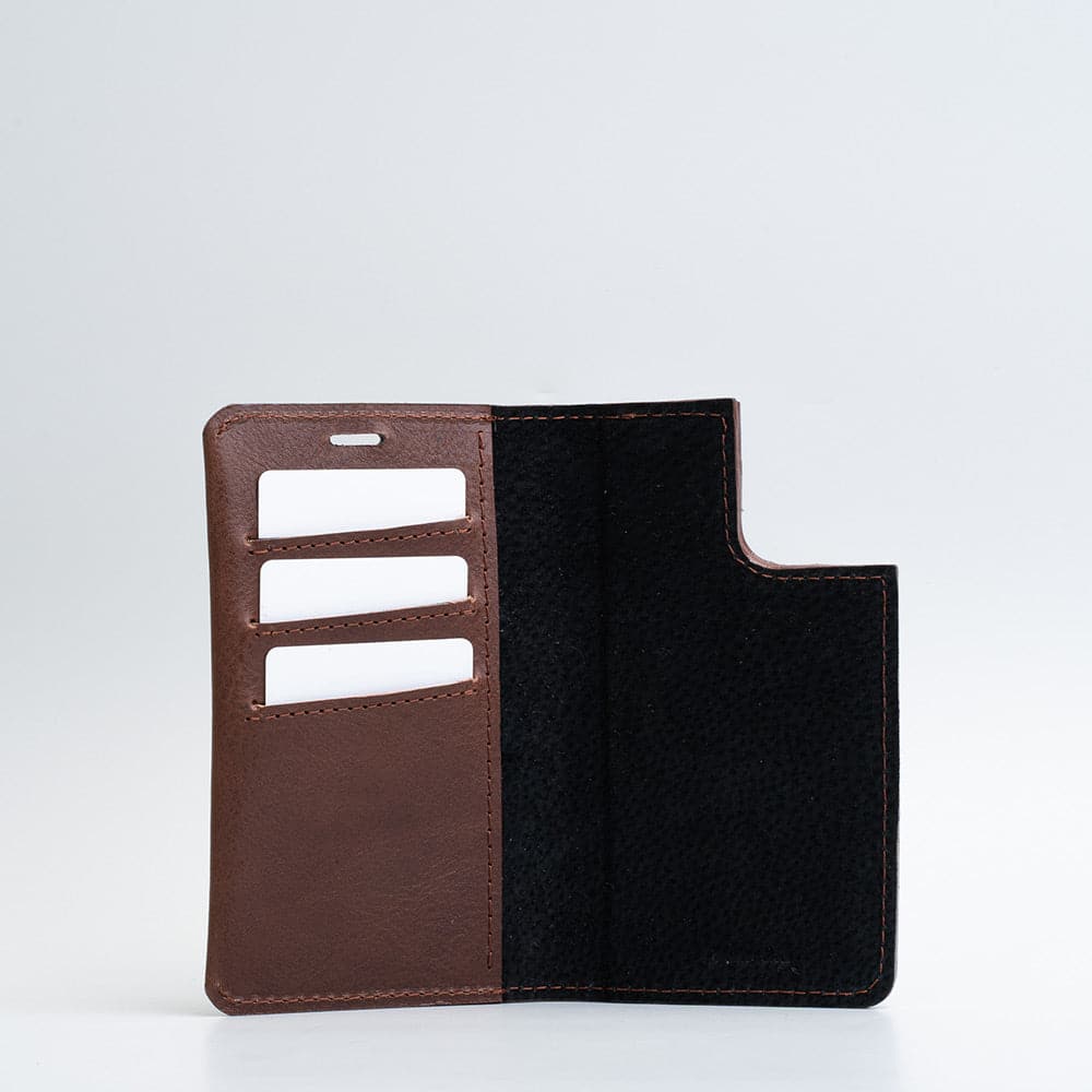 Leather Folio Wallet with MagSafe - The Minimalist 1.0 - SALE-6