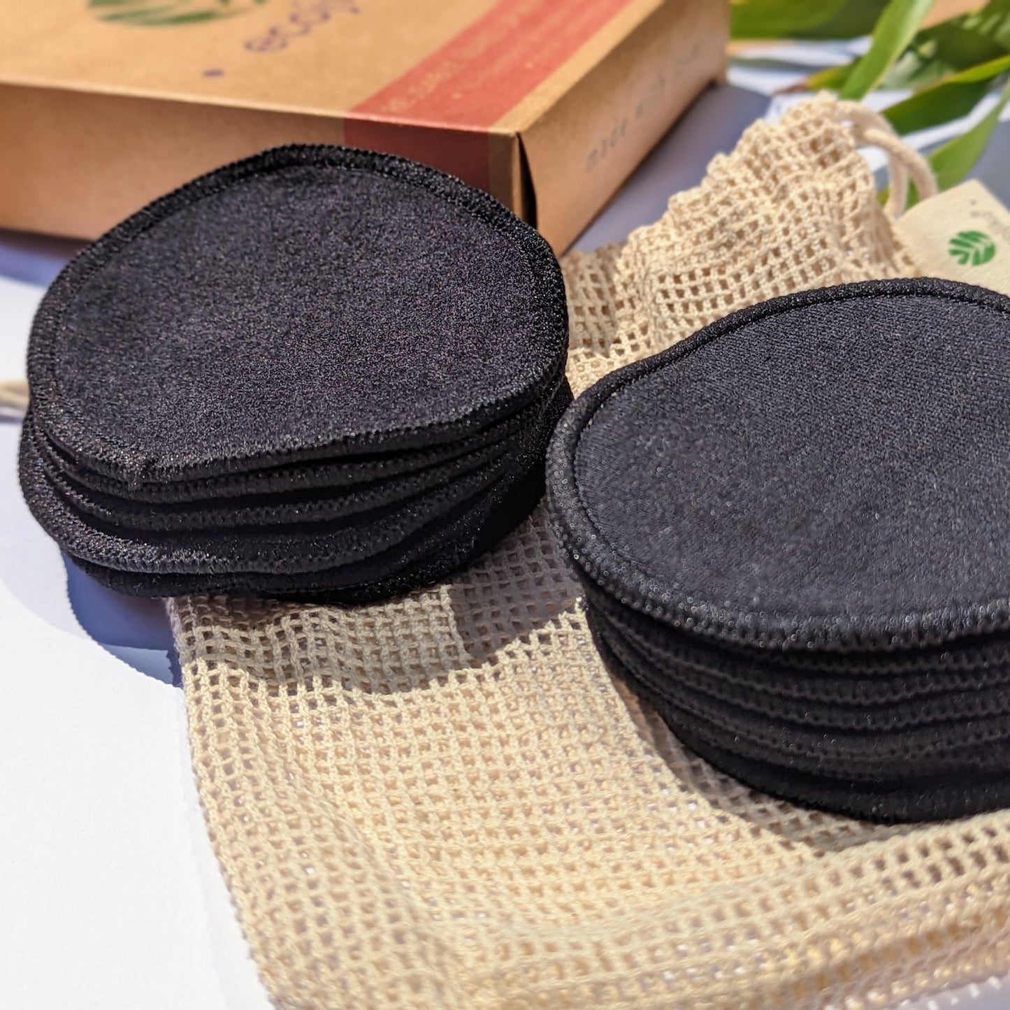Reusable Make Up Remover Pads | Bamboo & Organic Cotton Face Wipes (16 pck)-2