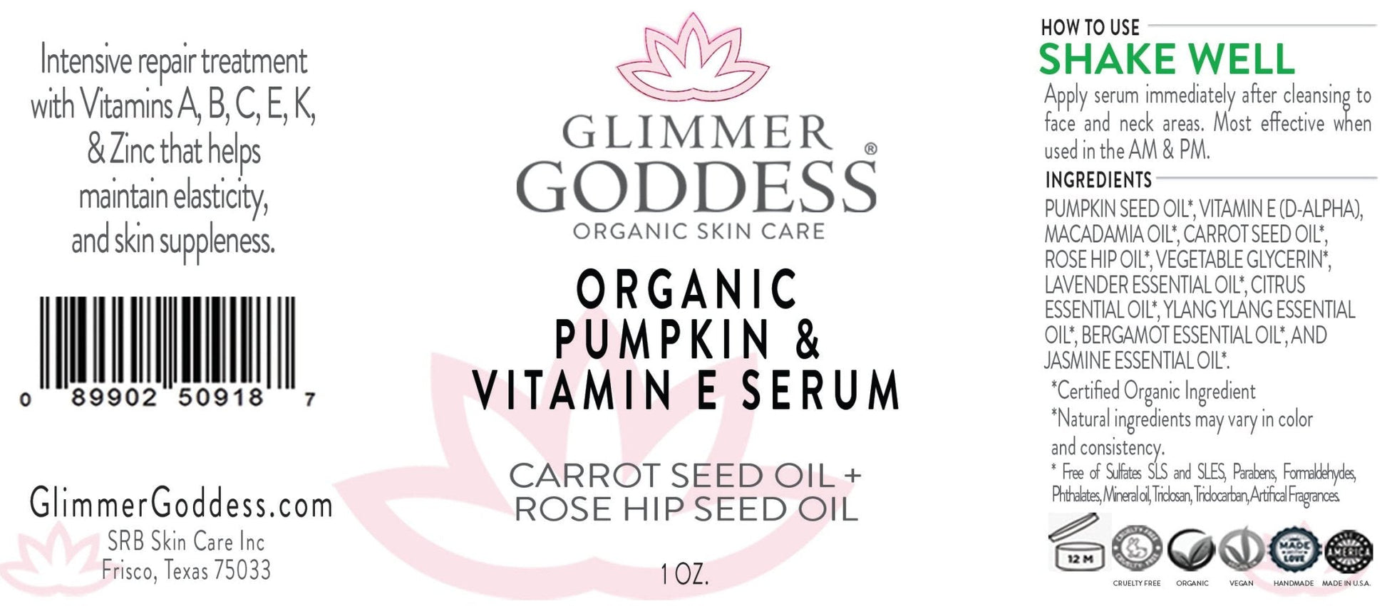 Organic Pumpkin Serum with Collagen Boosting Vitamin E Instant Glow Treatment-7
