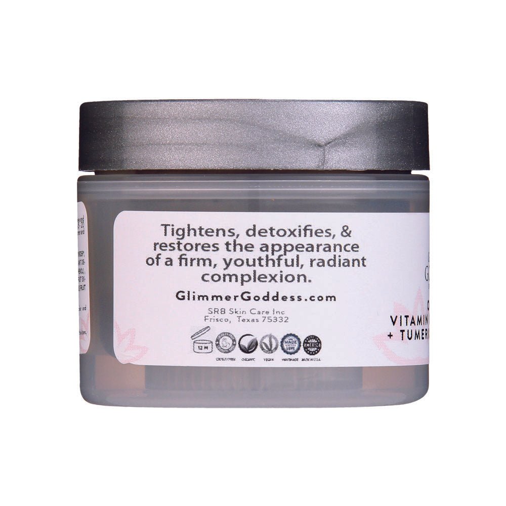Organic Tumeric Vitamin C & E Brightening & Tightening Face Mask - 2 oz.-1