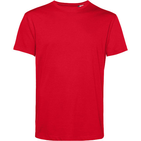 B&C Men's #Organic E150 T-Shirt - Red-0