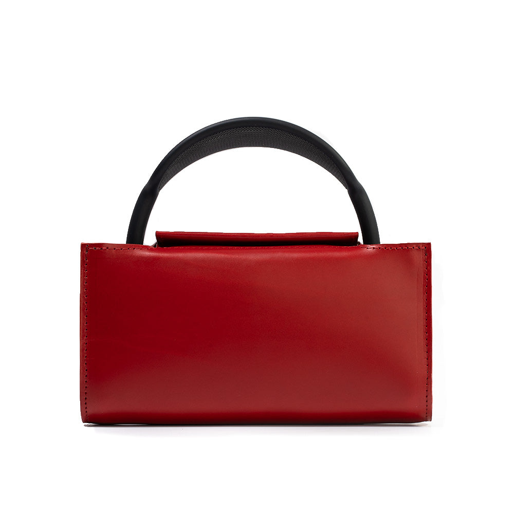 Leather Bag for AirPods Max - The Minimalist 3.0 (Red)-0
