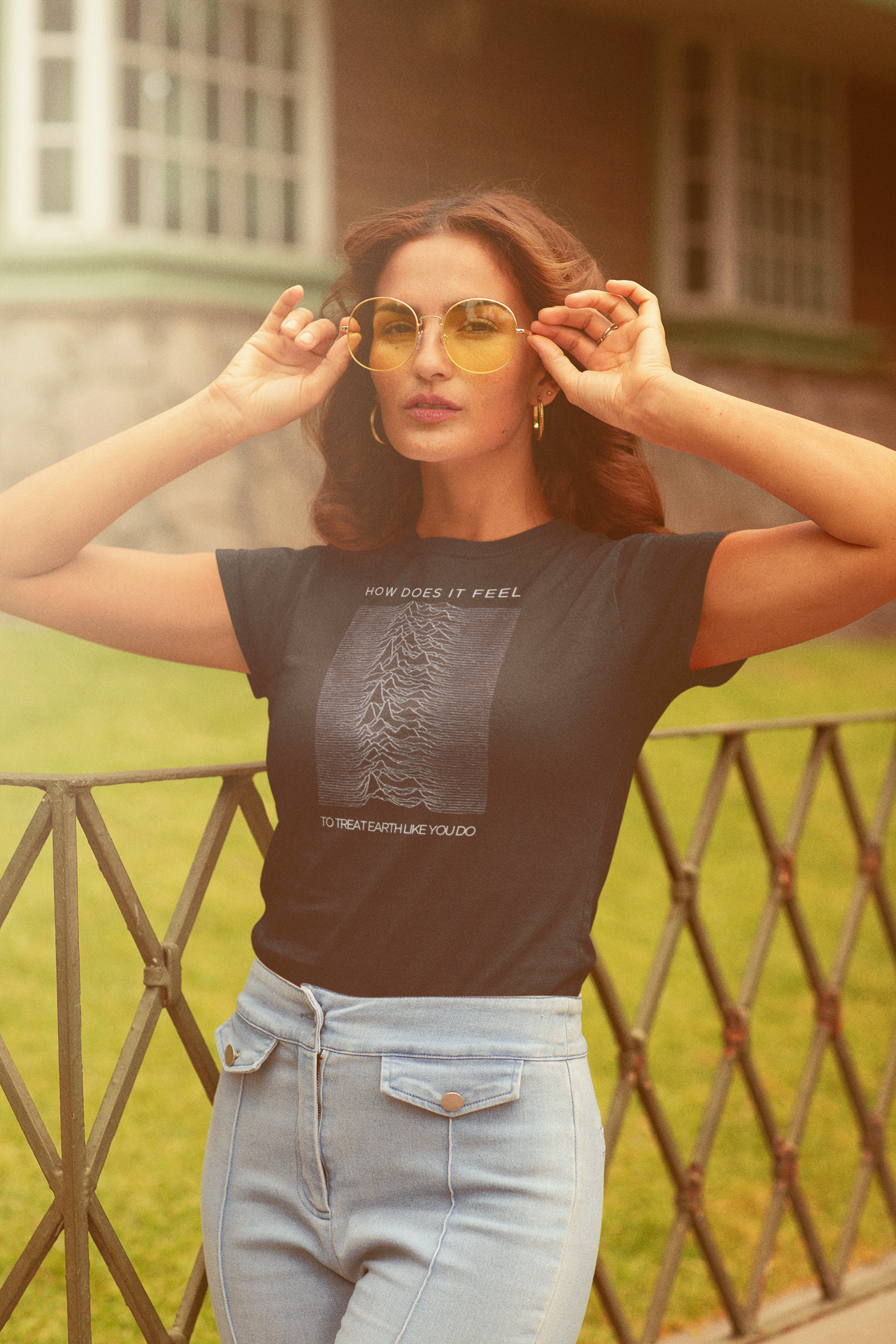 How does it Feel - Joy Division Organic Cotton Crop Top-2