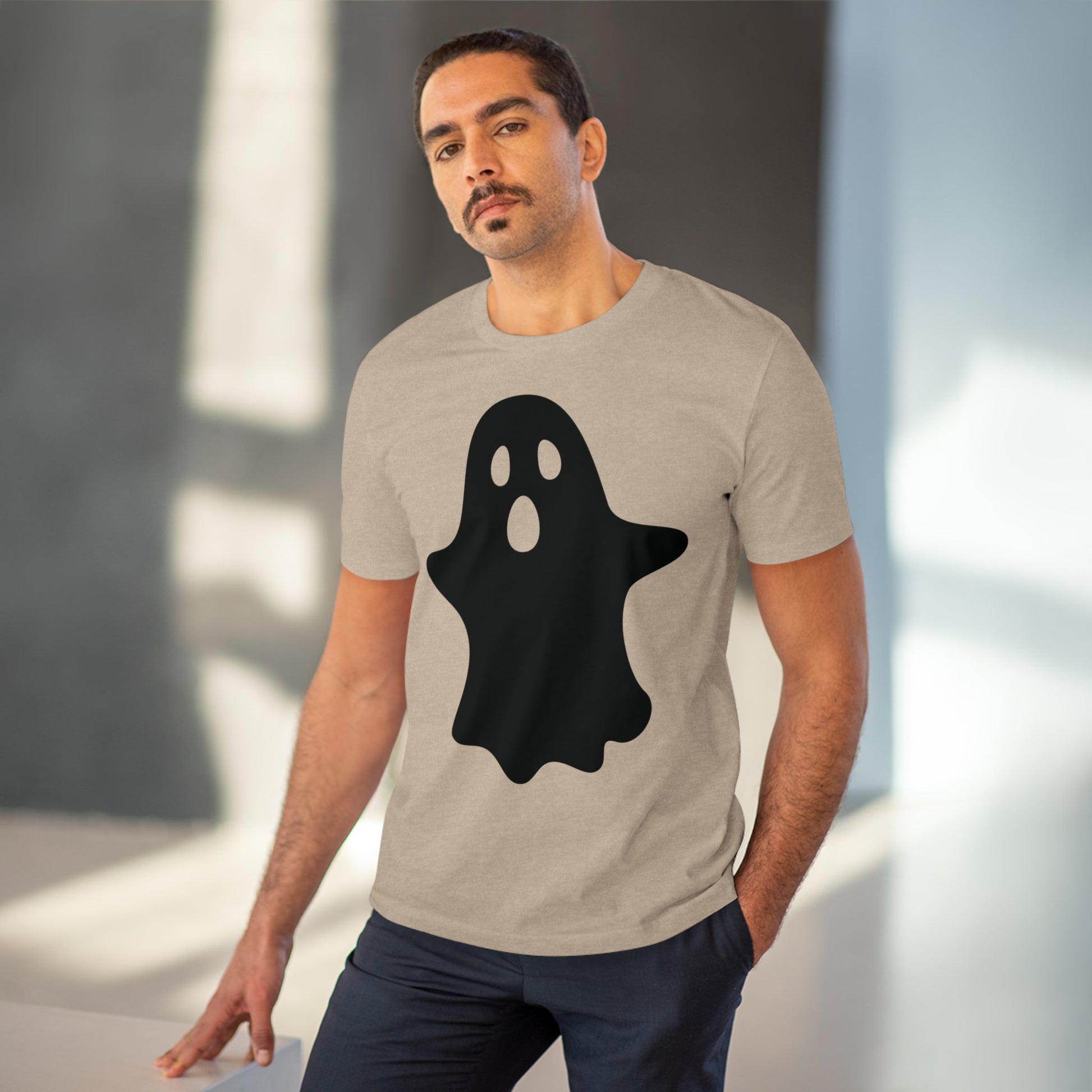 Ghost Halloween Organic T-shirt - Unisex-94