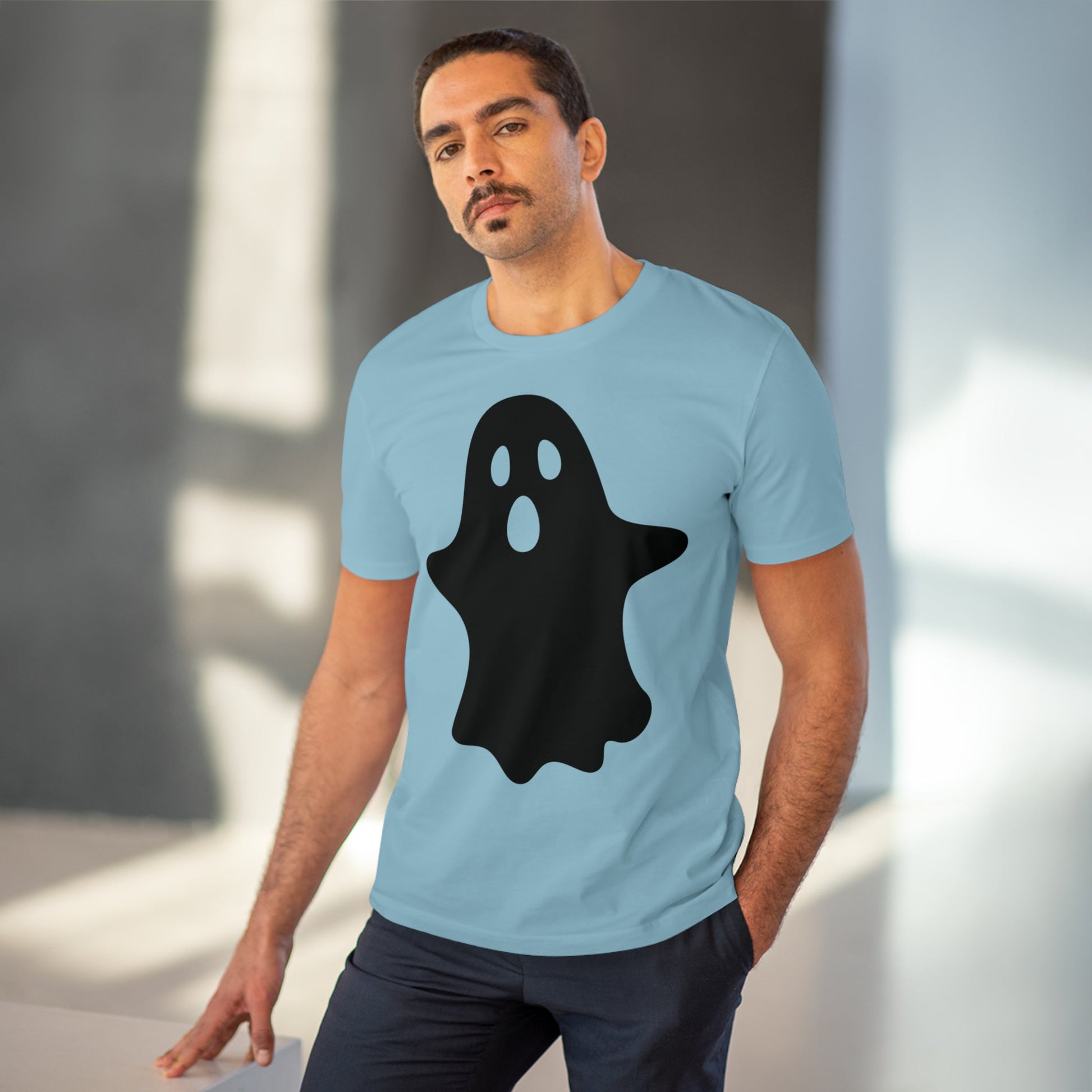 Ghost Halloween Organic T-shirt - Unisex-97