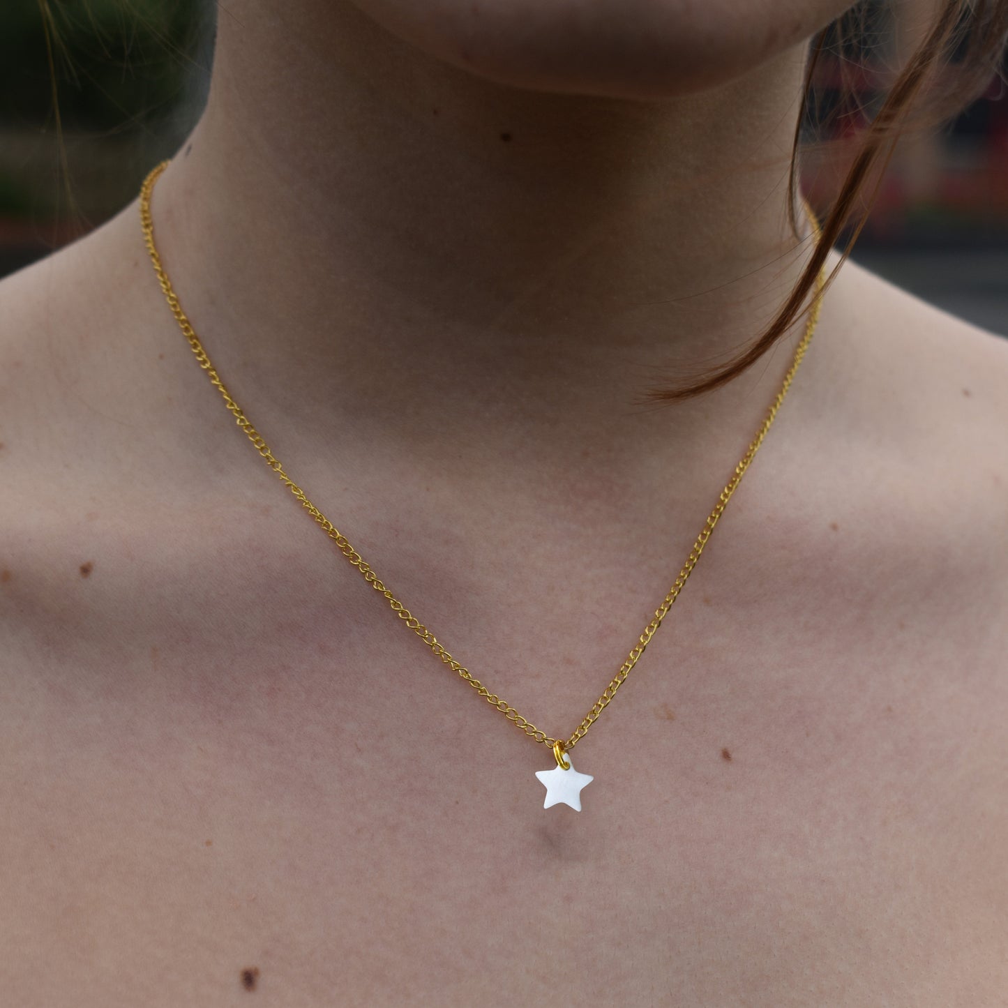 Mother of star pearl pendant necklace | by Ifemi Jewels-1