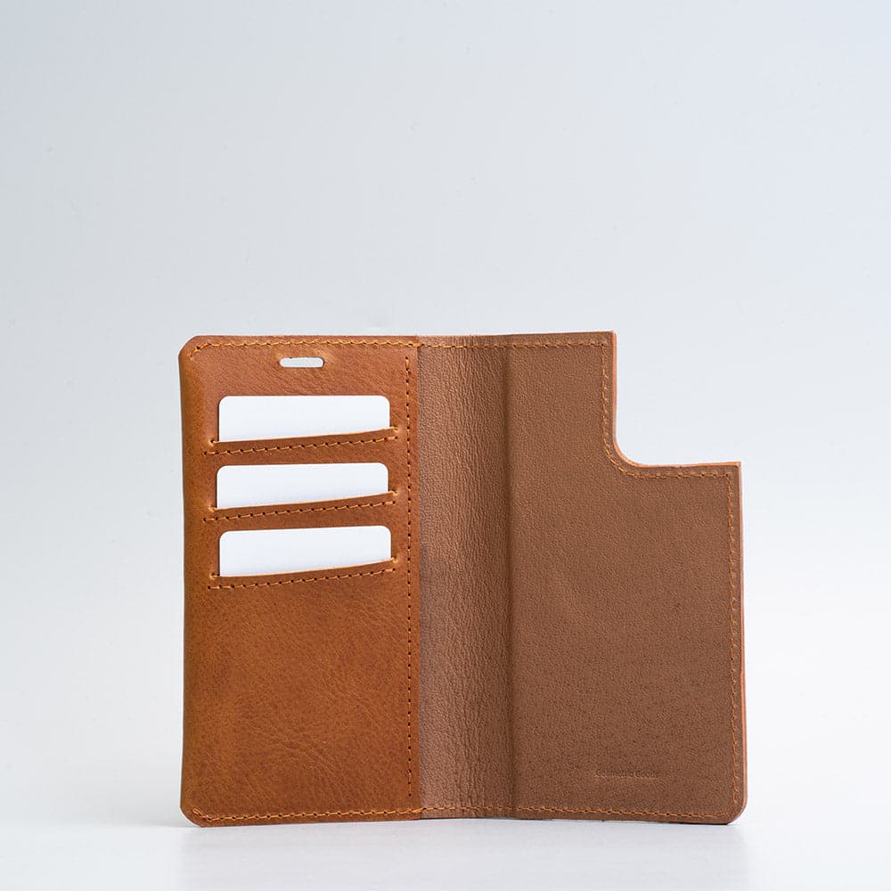 Leather Folio Wallet with MagSafe - The Minimalist 1.0 - SALE-8