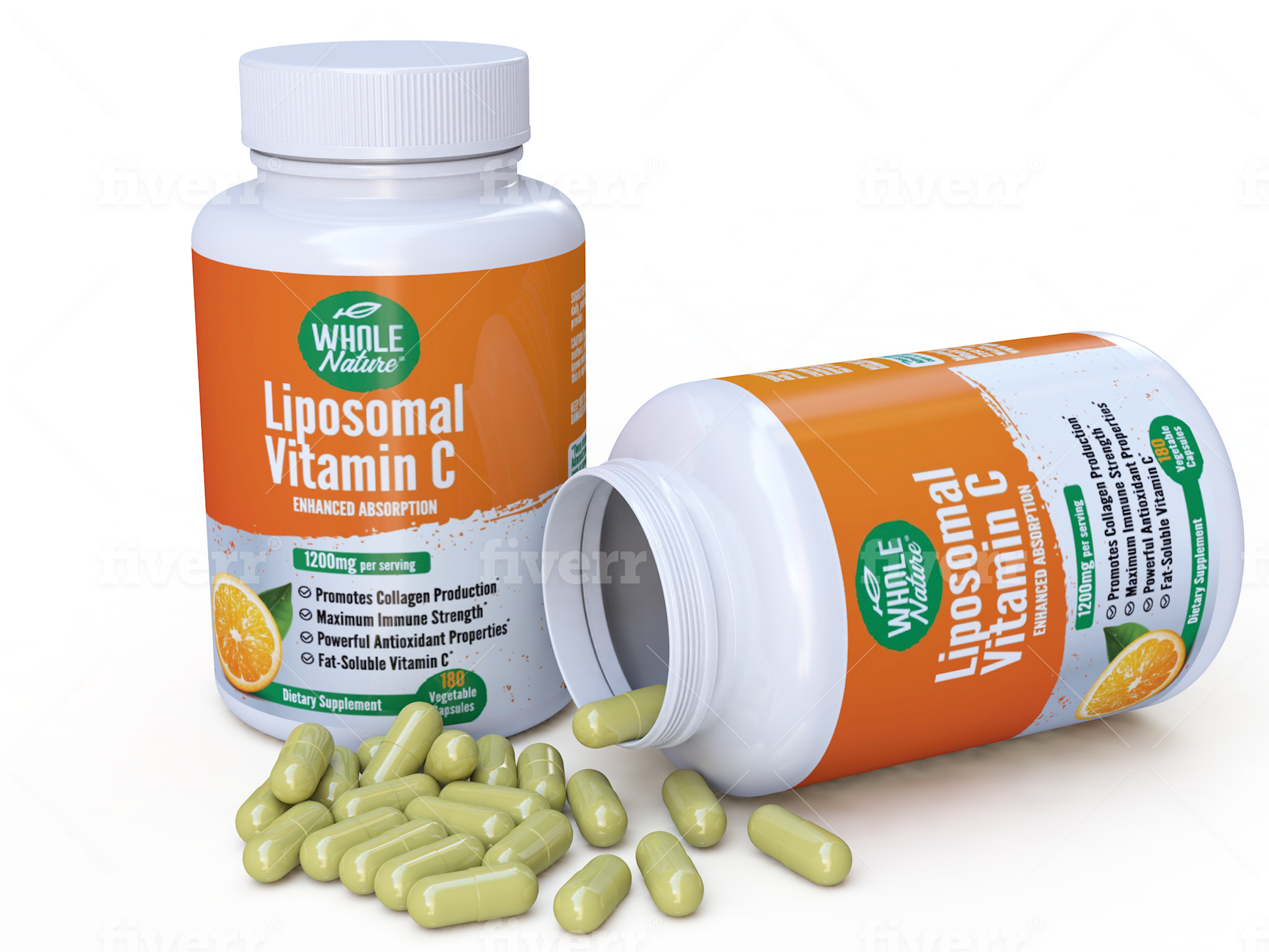 Whole Nature Liposomal Vitamin C  1200 mg-2