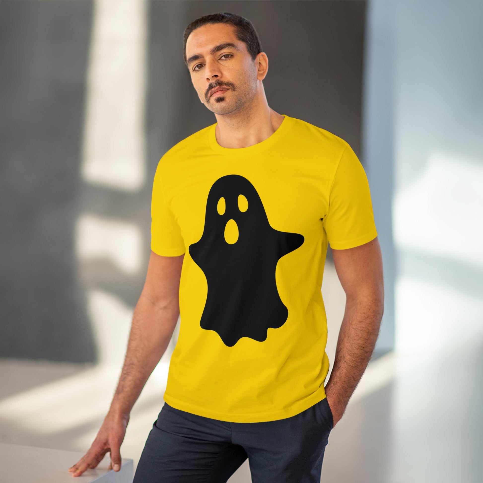 Ghost Halloween Organic T-shirt - Unisex-106